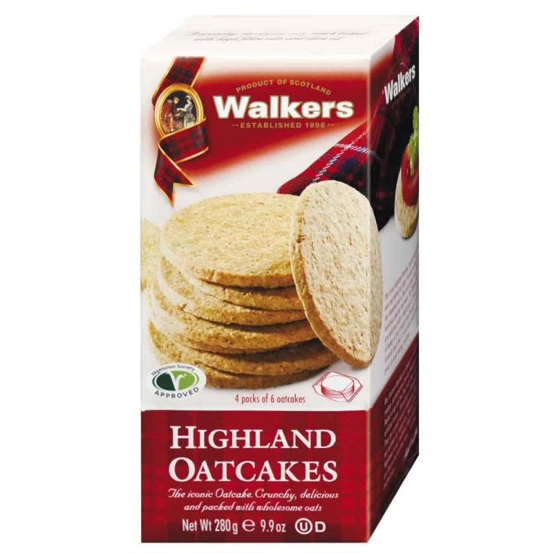 Highland Oatcakes 280g original schottisches Hafergebäck / Kekse von Walkers Shortbread Ltd.
